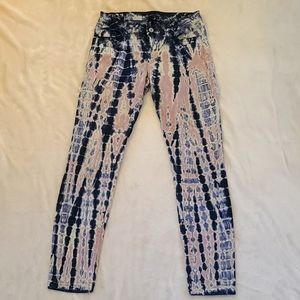 Guess Jeans tie dyed Brittany skinny ankle jean